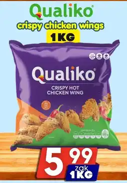 Özbaktat Supermarkt Qualiko crispy chicken wings aanbieding