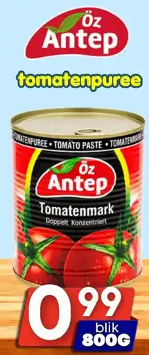 Özbaktat Supermarkt Öz Antep tomatenpuree aanbieding