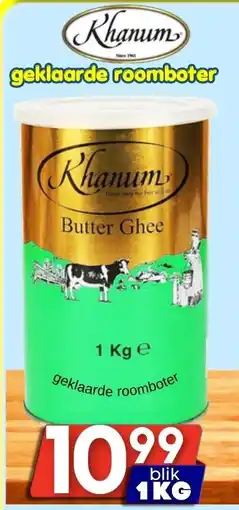 Özbaktat Supermarkt Khanum geklaarde roomboter aanbieding
