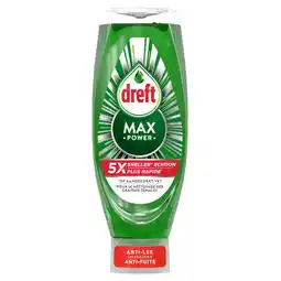 Kruidvat Dreft MaxPower Vloeibaar Afwasmiddel aanbieding