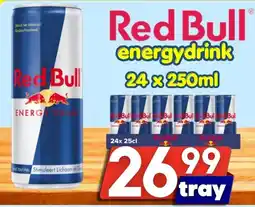 Özbaktat Supermarkt Red Bull energydrink aanbieding
