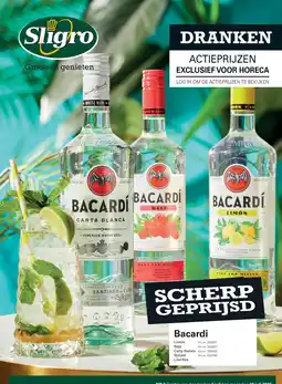 Sligro Bacardi Limón aanbieding