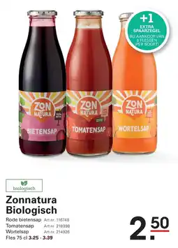Sligro Zonnatura Biologisch aanbieding