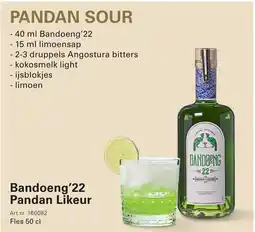 Sligro Bandoeng'22 Pandan Likeur aanbieding