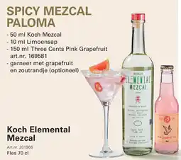 Sligro Koch Elemental Mezcal aanbieding
