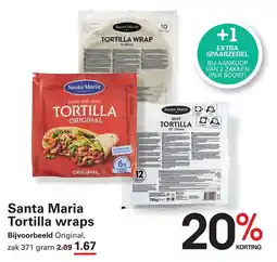 Sligro Santa Maria Tortilla wraps aanbieding