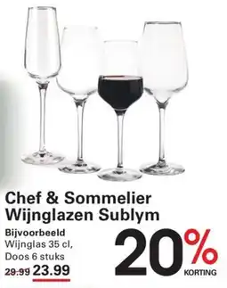 Sligro Chef & Sommelier Wijnglazen Sublym aanbieding