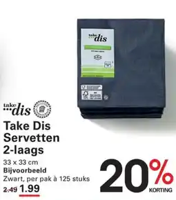 Sligro Take Dis Servetten aanbieding