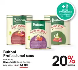 Sligro Buitoni Professional saus aanbieding