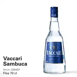 Sligro Vaccari Sambuca aanbieding
