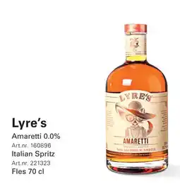 Sligro Lyre's Amaretti 0.0% aanbieding