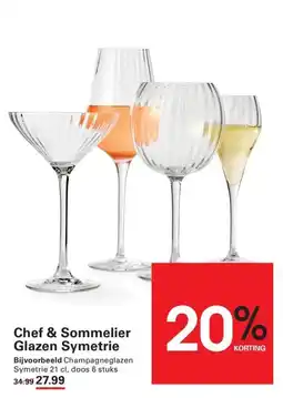 Sligro Chef & Sommelier Glazen Symmetrie aanbieding
