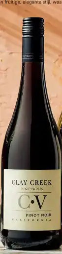 Sligro Clay creek pinot noir aanbieding