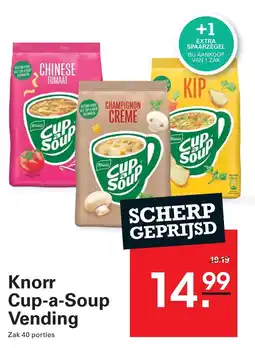 Sligro Knorr Cup-a-Soup Vending aanbieding