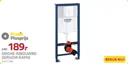 Praxis Grohe Inbouwre Servoir Rapid aanbieding