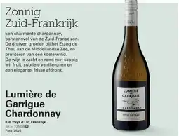 Sligro Lumière de Garrigue Chardonnay aanbieding