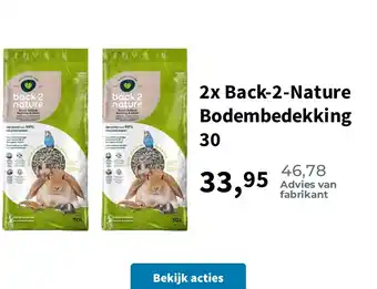 Plein.nl 2x Back-2-Nature Bodembedekking 30 aanbieding