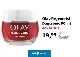 Plein.nl Olay Regenerist Dagcrème 50 ml aanbieding