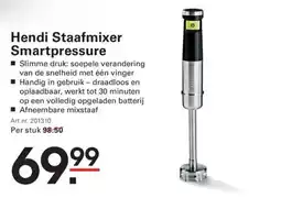 Sligro Hendi Staafmixer Smartpressure aanbieding