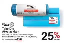 Sligro Take Dis Afvalzakken aanbieding