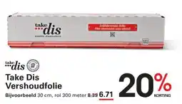 Sligro Take Dis Vershoudfolie aanbieding
