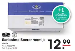 Sligro Sanissimo Boerenroomijs aanbieding