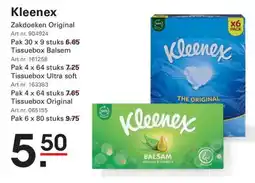 Sligro Kleenex Zakdoeken Original aanbieding