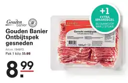 Sligro Gouden Banier Ontbijtspek gesneden aanbieding