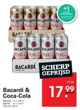 Sligro Bacardi & Coca-Cola aanbieding