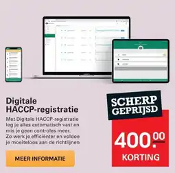 Sligro Digitale HACCP - Registratie aanbieding