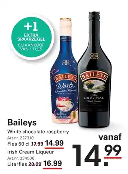 Sligro Baileys White chocolate raspberry aanbieding