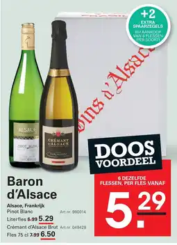 Sligro Baron d'Alsace aanbieding
