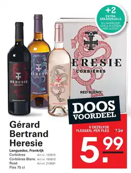 Sligro Gérard Bertrand Heresie aanbieding