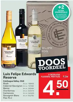 Sligro Luis Felipe Edwards Reserva aanbieding