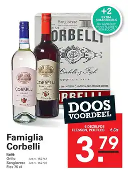 Sligro Famiglia Corbrelli aanbieding