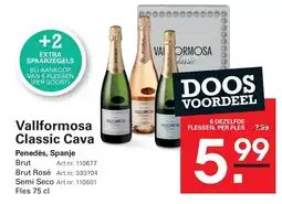 Sligro Vallformosa Classic Cava aanbieding