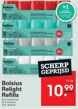 Sligro Bolsius Relight Refills aanbieding
