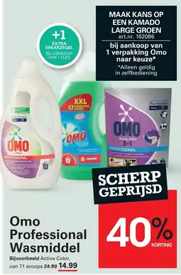 Sligro Omo Professional Wasmiddel aanbieding