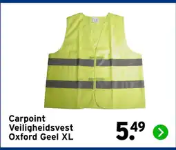 GAMMA Carpoint Veiligheidsvest Oxford Geel aanbieding