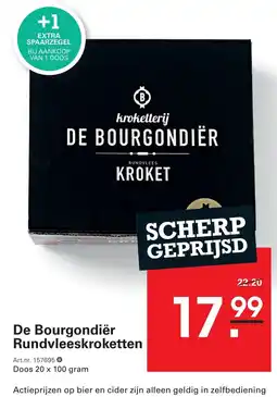 Sligro kroketterij de bourgondiër rundvlees kroket aanbieding