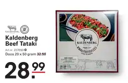 Sligro Kaldenberg Beef Tataki aanbieding