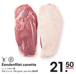 Sligro Ruig eendenfilet canette aanbieding