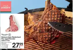 Sligro Natuurvlees Nederland Dry aged Runder Côte à l'os aanbieding