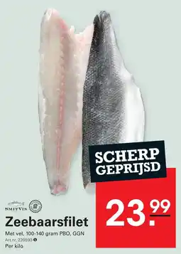 Sligro Smitvis Zeebaarsfilet aanbieding