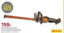 Praxis Heggenschaar + Accu Grastrimmer aanbieding
