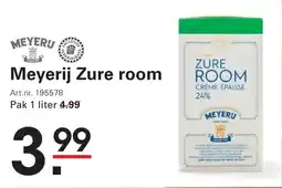 Sligro Meyerij Zure Room aanbieding