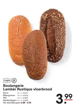 Sligro Boulangerie Lambèr Rustique vloerbrood aanbieding