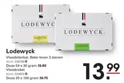 Sligro Lodewyck Vleesbitterbal, Beter leven 3 sterren aanbieding