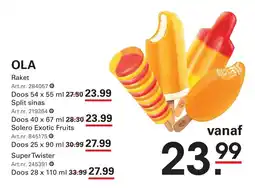 Sligro OLA Raket aanbieding