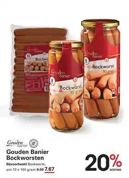Sligro Gouden Banier Bockworsten aanbieding